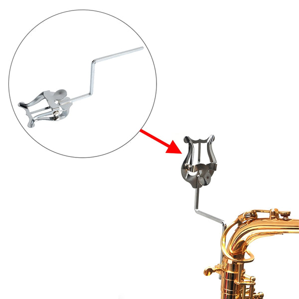 MoonEmbassy Alto Saxophone Sheet Clip Tenor Sax Lyre Sheet Music Clamp