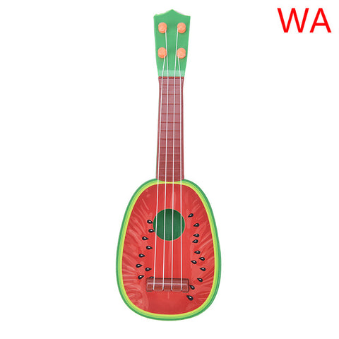 New Super Cute Children Kids Christmas Gift Toy4 String Fruit Style Guitar Ukulele Musical Instrument