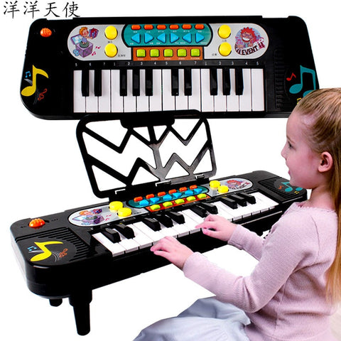 Baby Kids Simulation Electronic Piano Music Toys 25 keys Beginner Learing Education Classical Musical Instrument For Child Girls