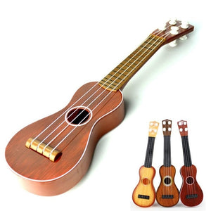 21 inch Ukulele Beginner Hawaii 4 String Nylon Strings Guitar Musical Toys for Children Kids Girls Christmas Gift Random