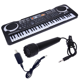 61 Keys Digital Music Electronic Keyboard Key Board Electric Piano Children Gift, US Plug