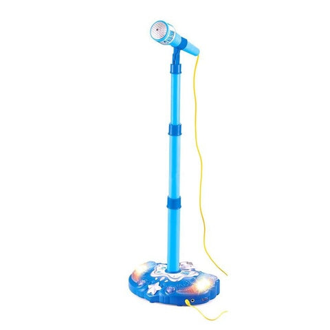 Early Education Single Microphone Karaoke Singing Adjustable Holder Musical Toy For Children
