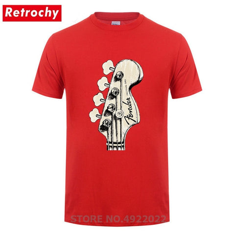 New Summer Style Bass Guitar Players Cool T-shirt Funny Double Rhythm Electric T Shirt Men's Short Sleeves Hip Hop Music Tshirts