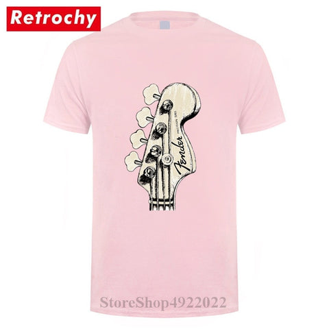 New Summer Style Bass Guitar Players Cool T-shirt Funny Double Rhythm Electric T Shirt Men's Short Sleeves Hip Hop Music Tshirts