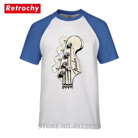 New Summer Style Bass Guitar Players Cool T-shirt Funny Double Rhythm Electric T Shirt Men's Short Sleeves Hip Hop Music Tshirts