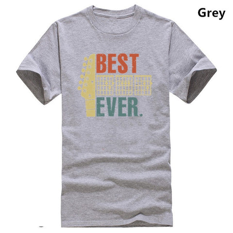 Mens Best Guitar Dad Ever Shirt Music Vintage Fathers Day Gifts TShirts