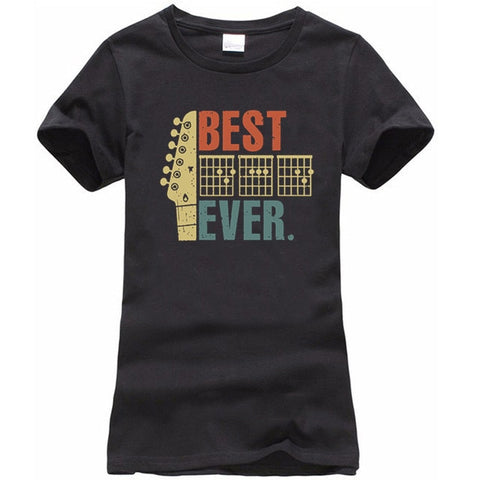 Mens Best Guitar Dad Ever Shirt Music Vintage Fathers Day Gifts TShirts