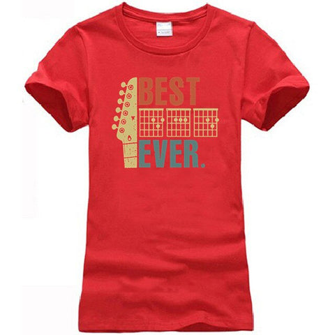 Mens Best Guitar Dad Ever Shirt Music Vintage Fathers Day Gifts TShirts