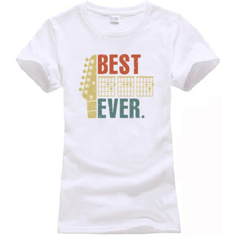 Mens Best Guitar Dad Ever Shirt Music Vintage Fathers Day Gifts TShirts