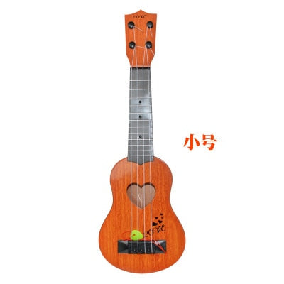 Funny Ukulele Musical Instrument Kids Guitar Montessori Toys for Children School Play Game Education Christmas Birthday Gift