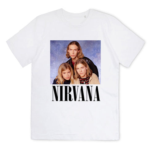 Mens t-shirt-nirvana hanson parody brothers grunge rock music pop france- S-3XL Men Women Unisex Fashion tshirt Free Shipping