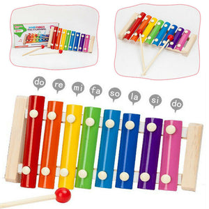 Pudcoco Children's Toy Musical Instruments Kid Baby Xylophone Developmental Education Wooden Toys