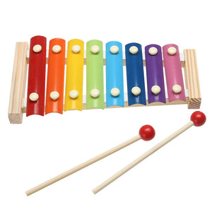 2019 Newest Hot Music Instrument Toy Wooden Frame Style Xylophone Children Kids Musical Funny Toys Baby Educational Toys Gifts