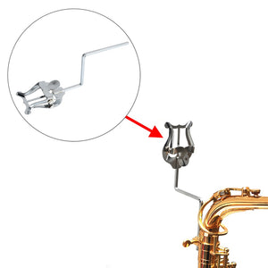 MoonEmbassy Alto Saxophone Sheet Clip Tenor Sax Lyre Sheet Music Clamp-On Holder Accessories