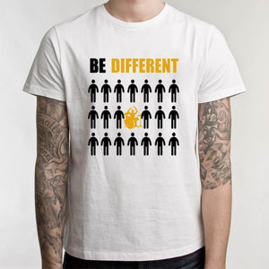 I'D RATHER BE Different DRUMMING Hip Hop Rock Band Printed T Shirt Short Sleeve Drums Music Gift Rock Drummer T-Shirts Tshirts