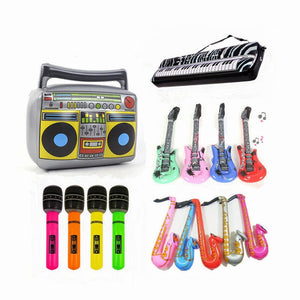 6 Style PVC Inflatable Instrument Toys For Children Carnival Party Music Band pretend Game They Play Accessories For Kids