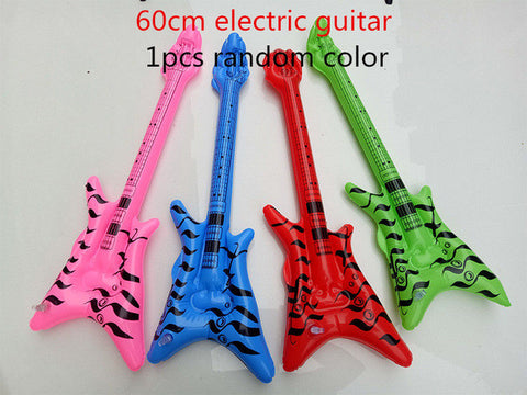 6 Style PVC Inflatable Instrument Toys For Children Carnival Party Music Band pretend Game They Play Accessories For Kids