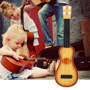 21 inch Ukulele Beginner Hawaii 4 String Nylon Strings Guitar Musical Toys for Children Kids Girls Christmas Gift Random